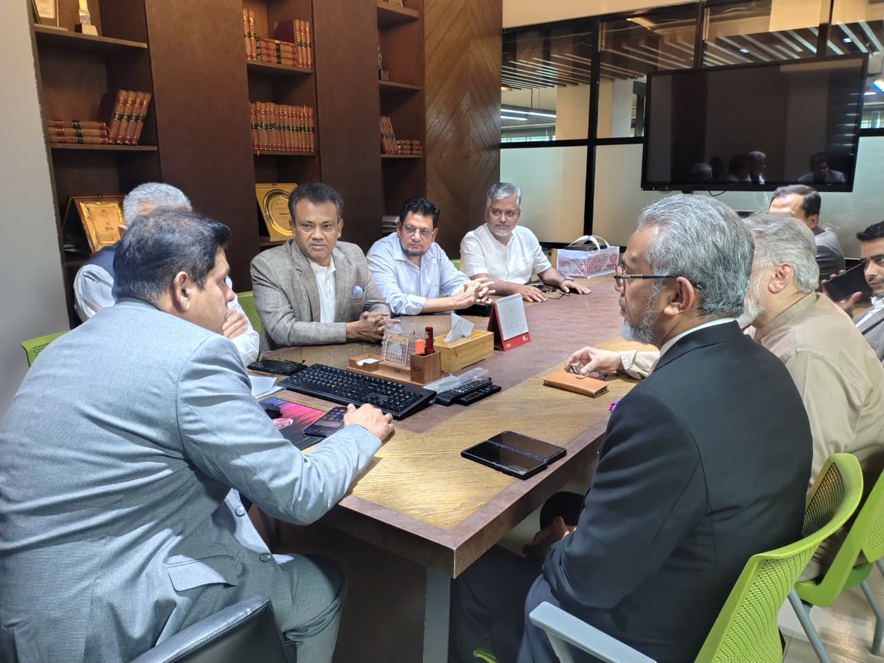 Meeting With : Mr. Mustafizur Rahman Bhuiyan, MP Chairman Gawsia Developers Limited