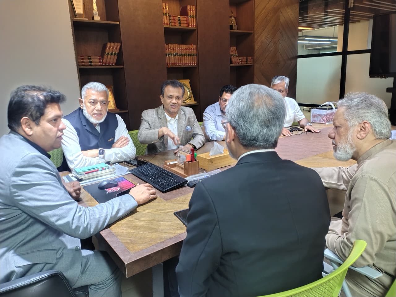 Meeting With : Mr. Mustafizur Rahman Bhuiyan, MP Chairman Gawsia Developers Limited