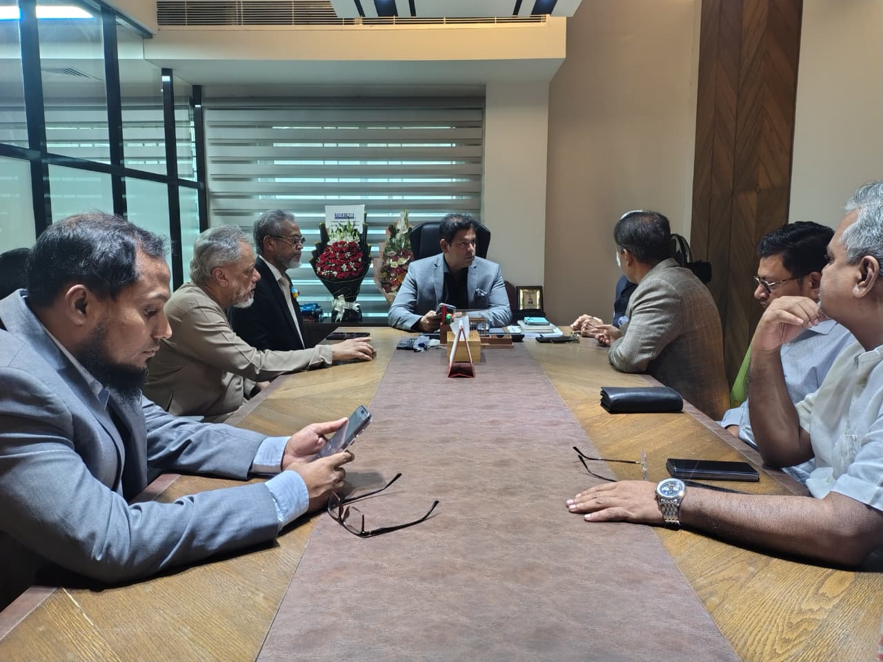 Meeting With : Mr. Mustafizur Rahman Bhuiyan, MP Chairman Gawsia Developers Limited